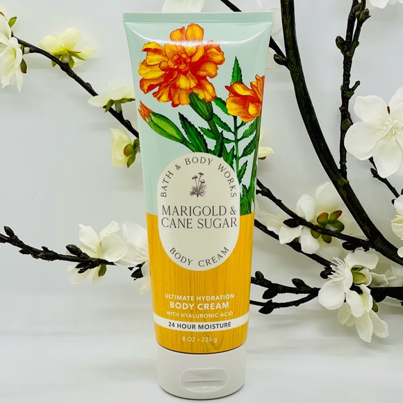 Bath and Body Works Marigold & Cane Sugar Trio Set Fine Fragrance, Cream, Lotion - Picture 5 of 5
